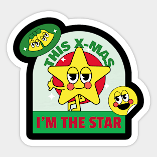 Star Christmas Cute Sticker